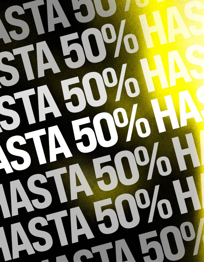 Hasta 50%