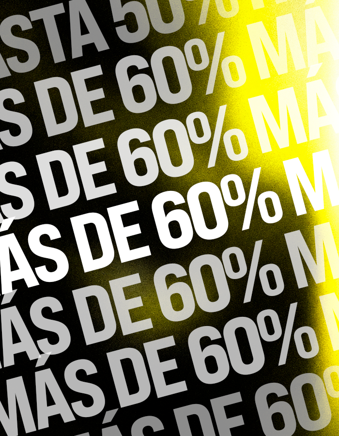 Más de 60%