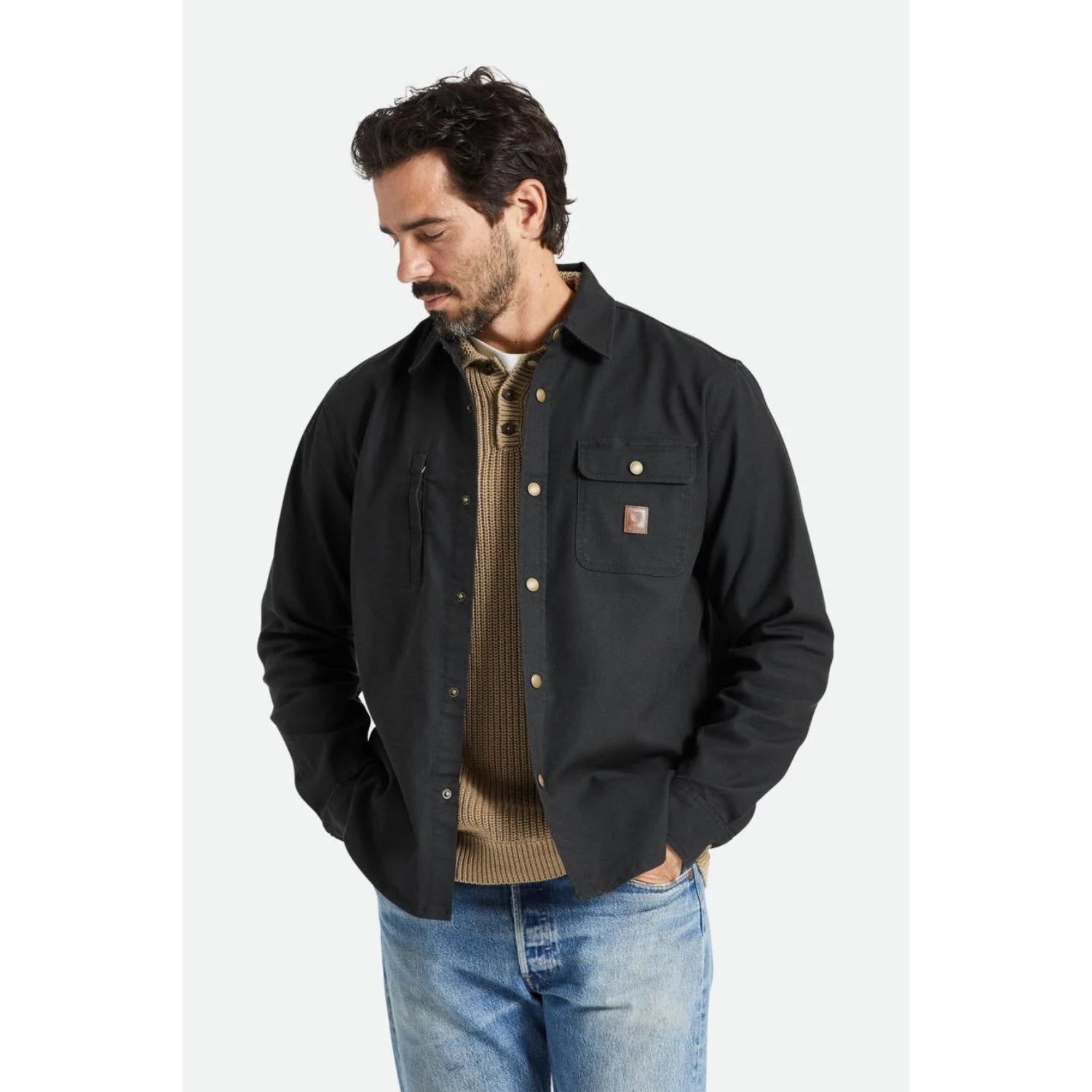 Chaqueta Builders Lined Washed Black