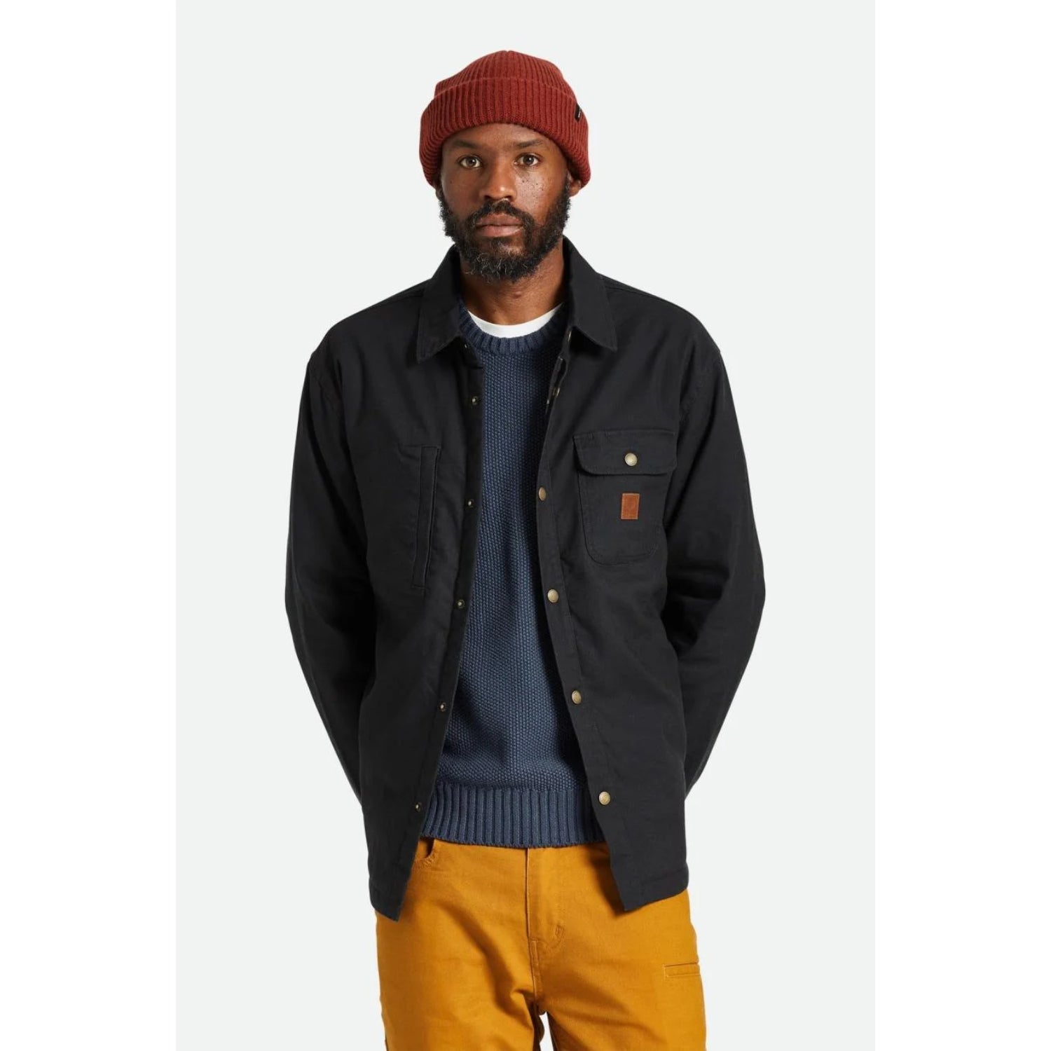Chaqueta Builders Lined Washed Black