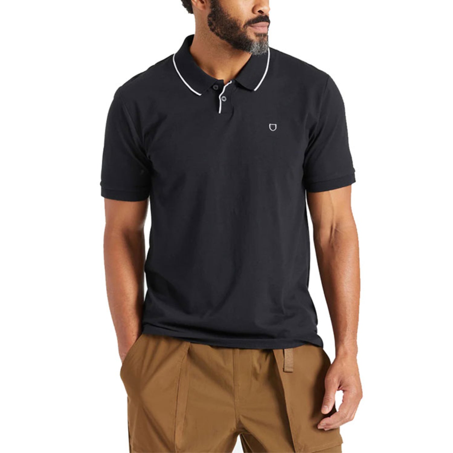 Polera Polo Proper Knit Black