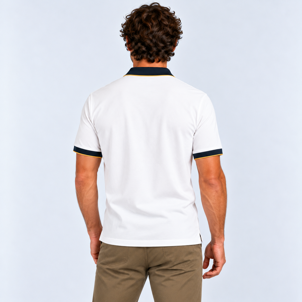 Polera Polo Proper Knit Mojav Off White