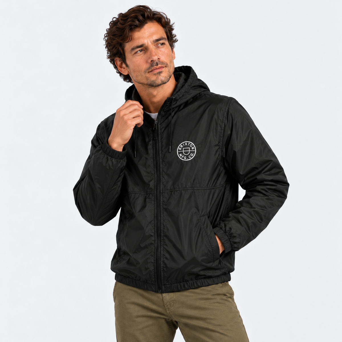 Cortaviento Men Claxton Crest Black Black