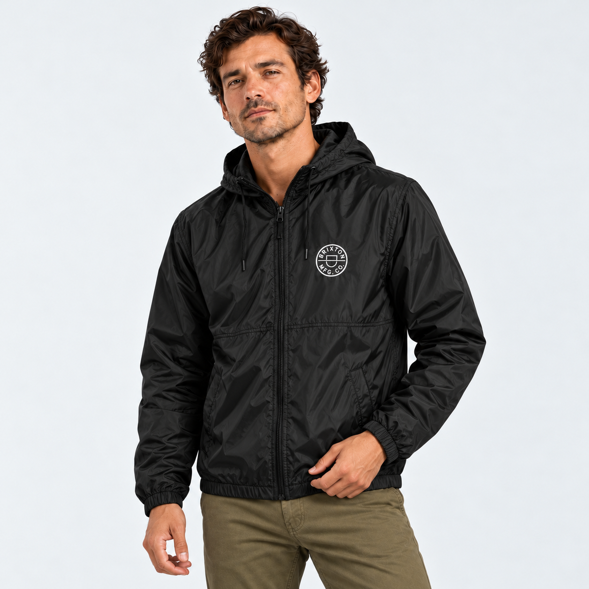 Cortaviento Men Claxton Crest Black Black