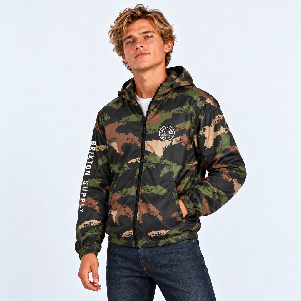 Cortaviento Men Claxton Crest Brushed Camo