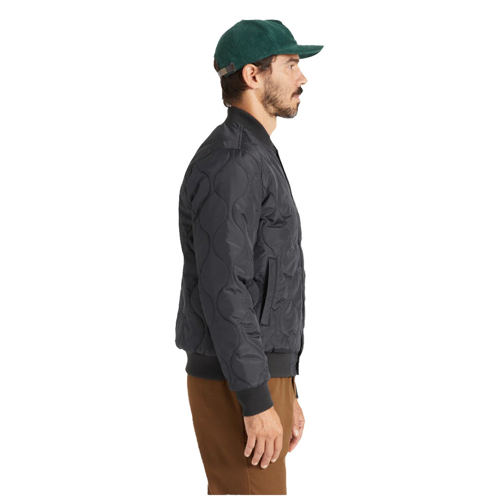 Chaqueta Brixton Dillinger Quilted Bomber Black
