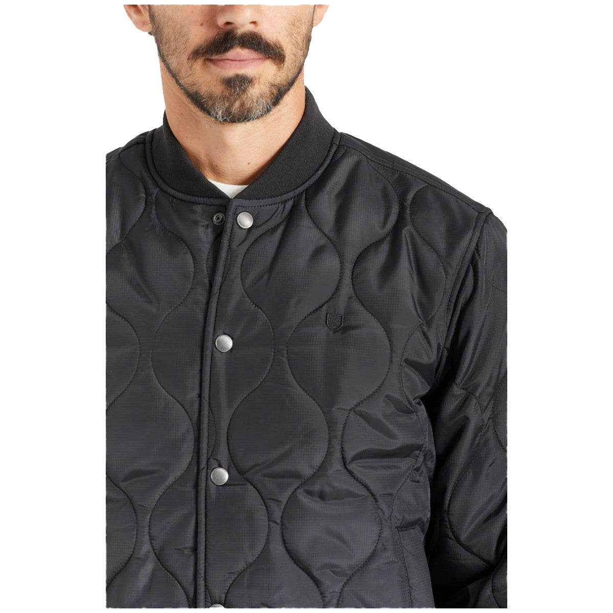 Chaqueta Brixton Dillinger Quilted Bomber Black