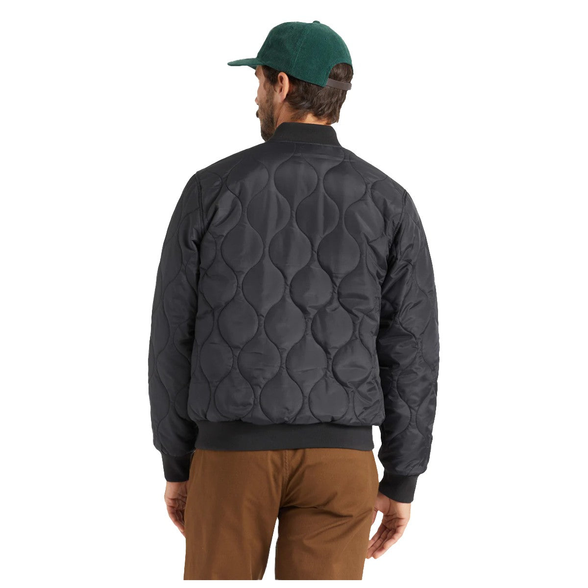 Chaqueta Brixton Dillinger Quilted Bomber Black