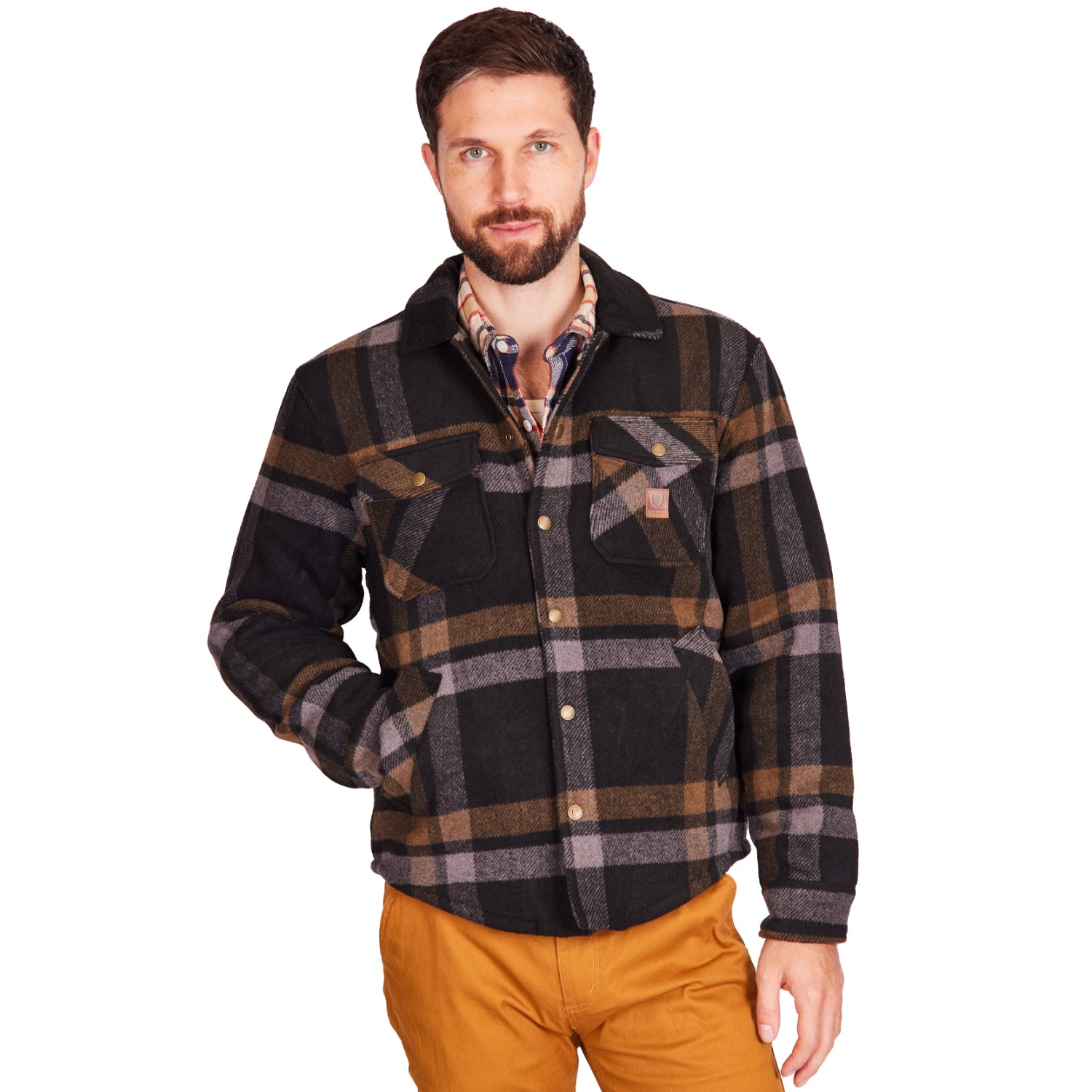 Chaqueta Durham Lines Black Charcoal Desert Palm