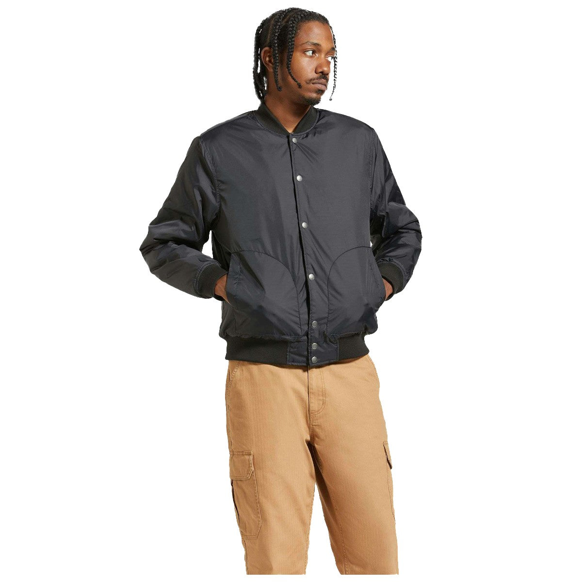 Chaqueta Brixton Dillinger Flight Bomber Black