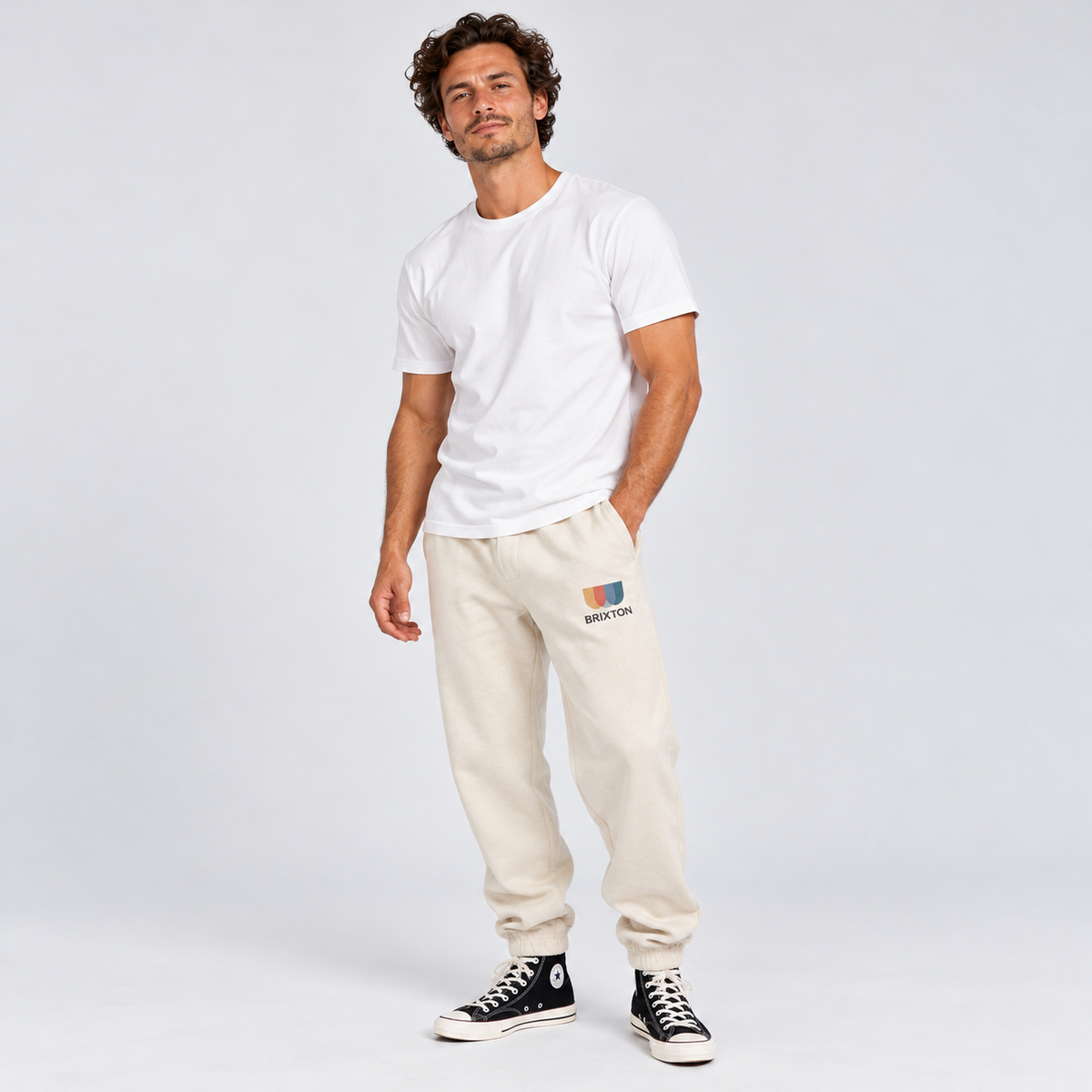 Pantalón Alton II Fleece Jogger Beige
