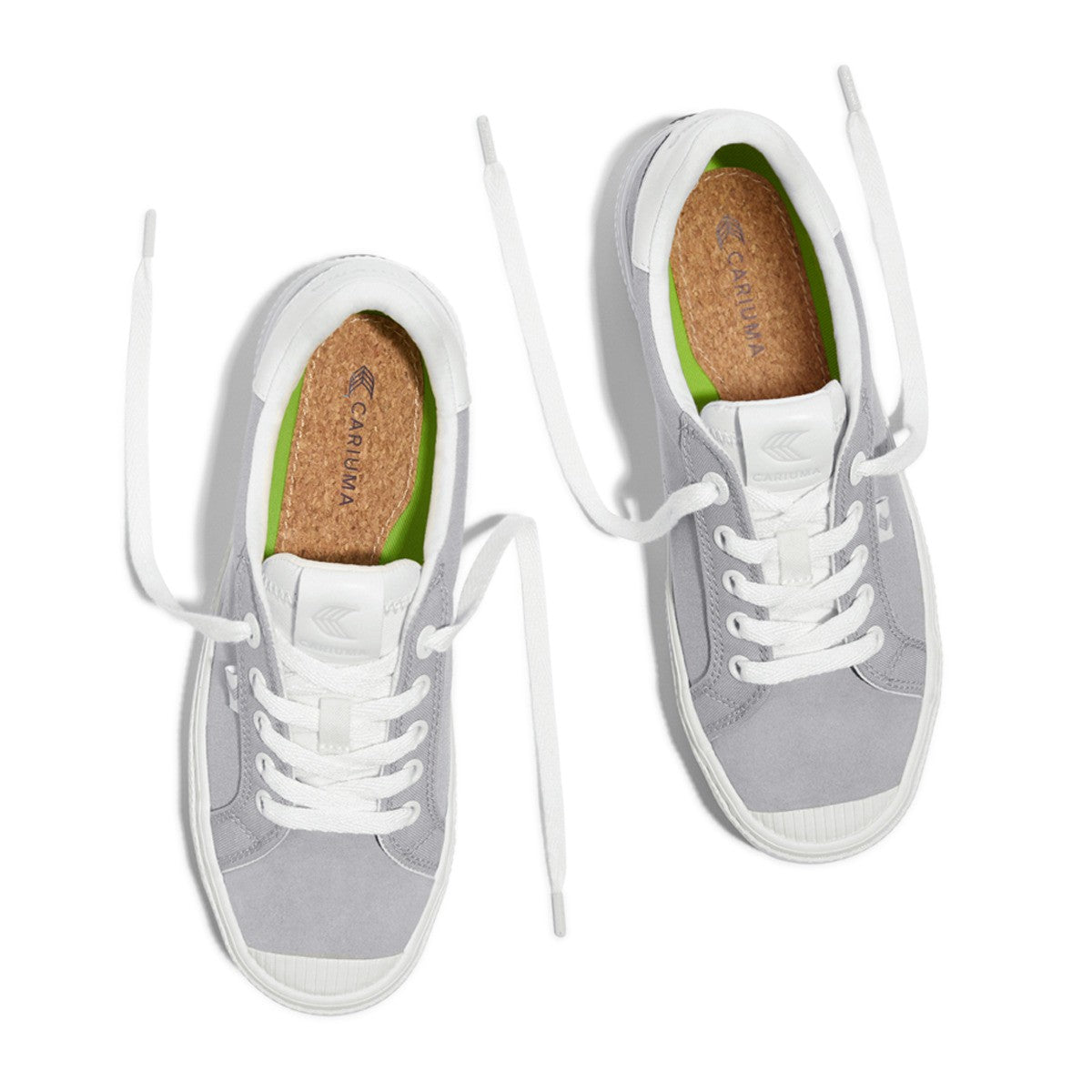 Zapatilla Cariuma Unisex OCA Nylon Suede Light Grey