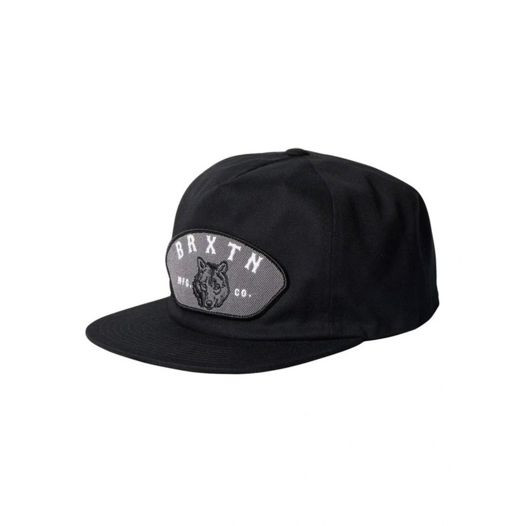 Jockey Station Snapback High Profile Black