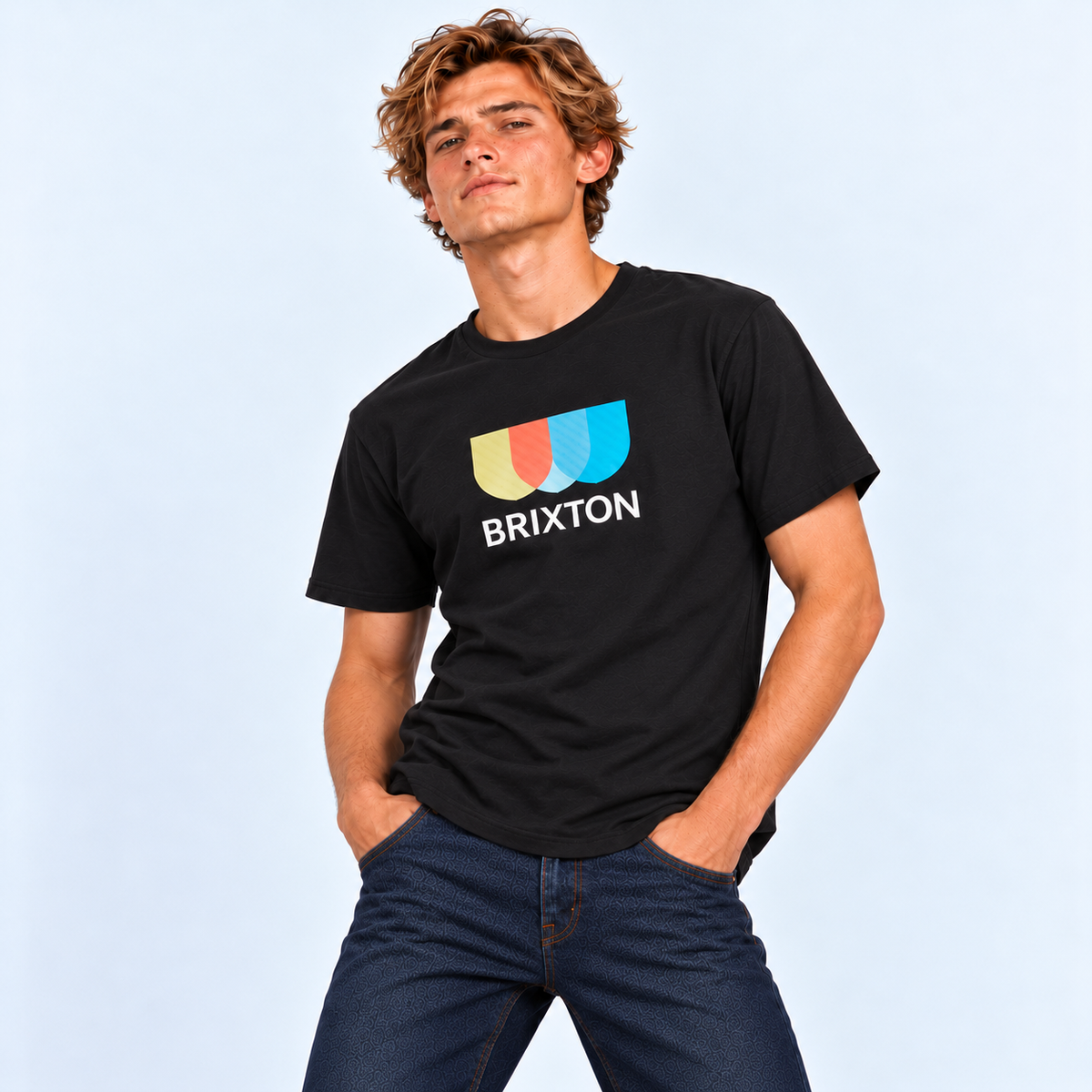 Polera Men Alton Stripe Black