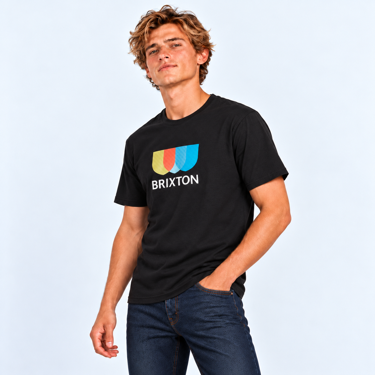 Polera Men Alton Stripe Black