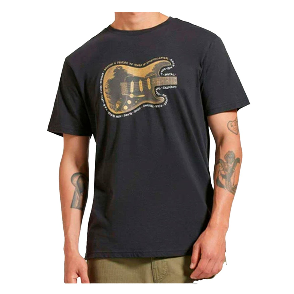 Polera Brixton Fender Strat Black