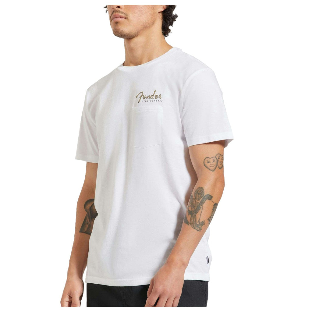 Polera Brixton Fender Volume White
