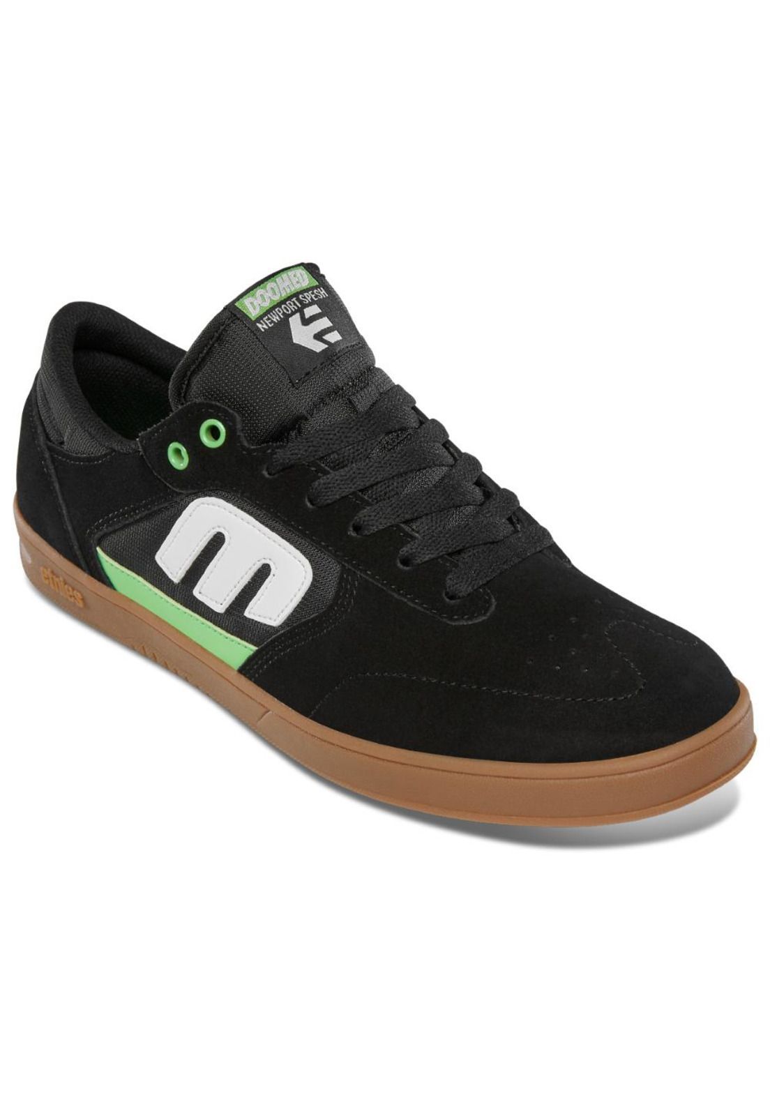 Zapatilla Men Windrow X Doomed Black Green Gum