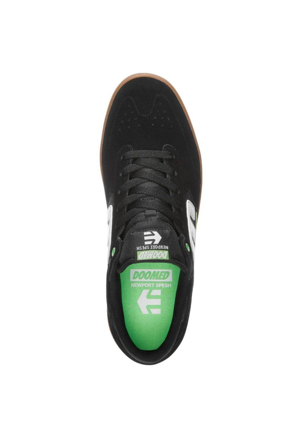 Zapatilla Men Windrow X Doomed Black Green Gum