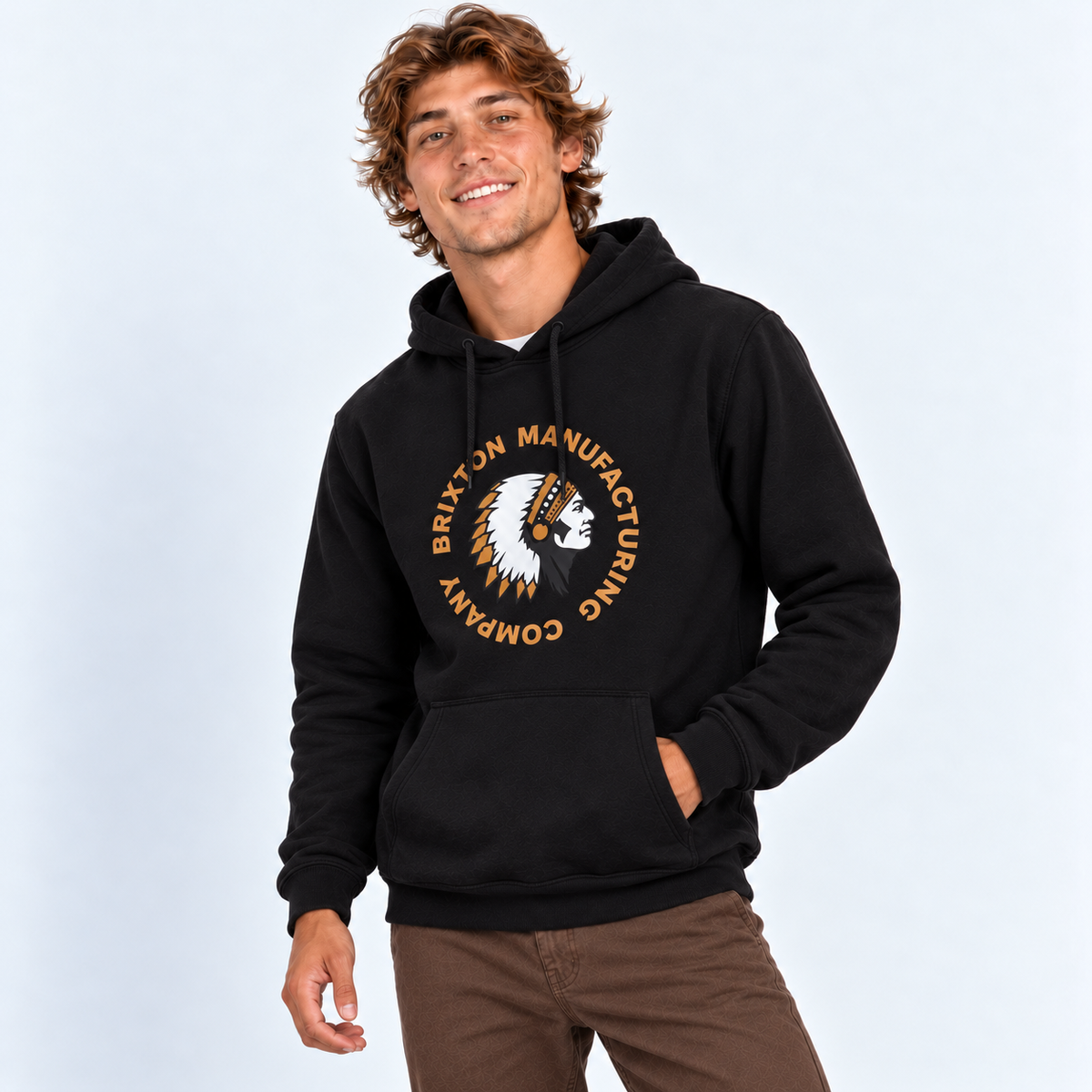 Poleron Rival Stamp Hoodie Black
