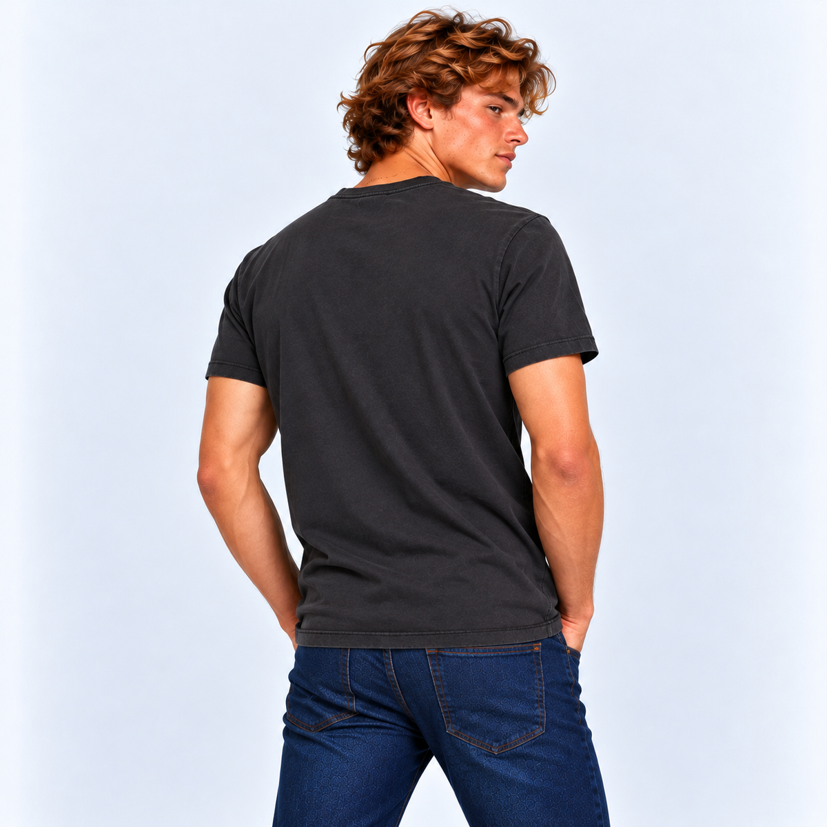Polera Vintage Reserve Black Vintage Wash