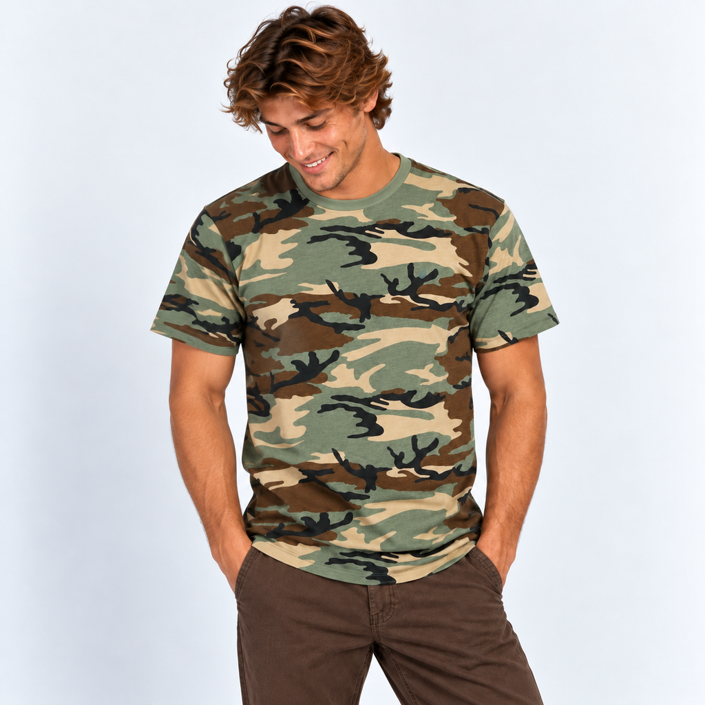 Polera Vintage Reserve Camo Vintage Wash