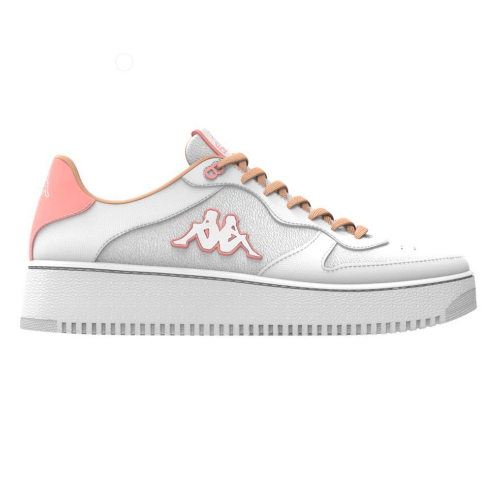 Zapatilla Women Kappa Logo Maserta White Pink