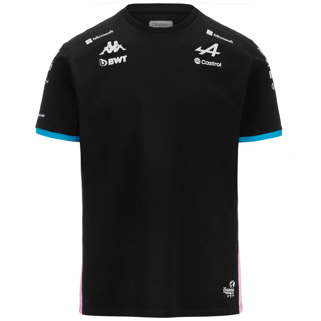 Polera Men Adiry Alpine F1 Black Blue Dresden Pink Begonia