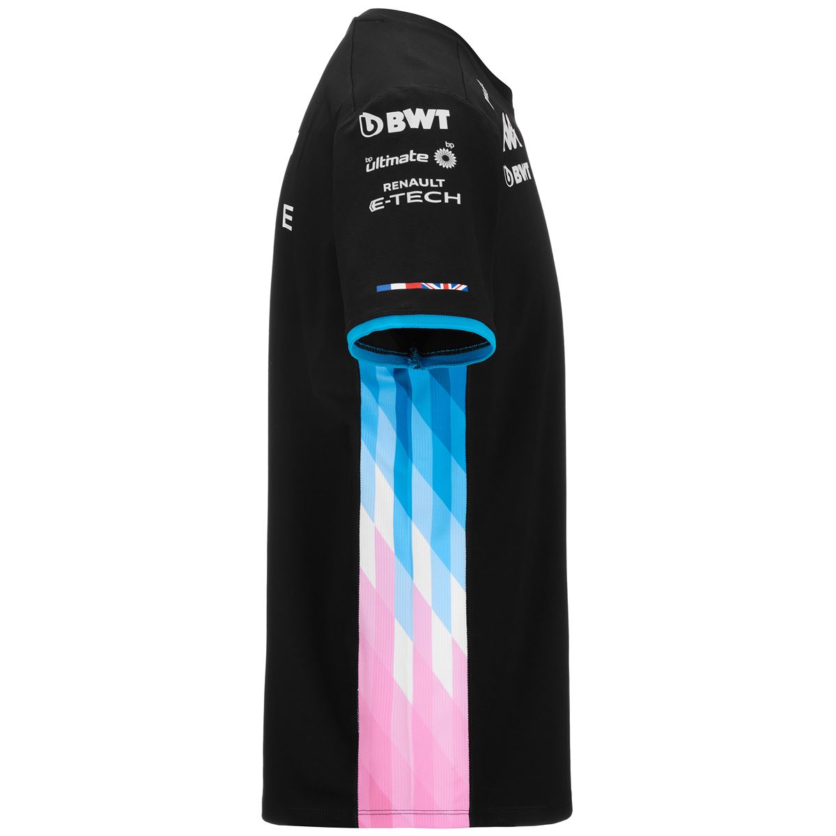 Polera Men Adiry Alpine F1 Black Blue Dresden Pink Begonia