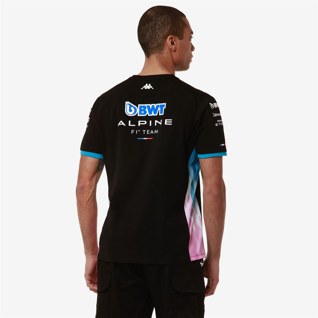 Polera Men Adiry Alpine F1 Black Blue Dresden Pink Begonia