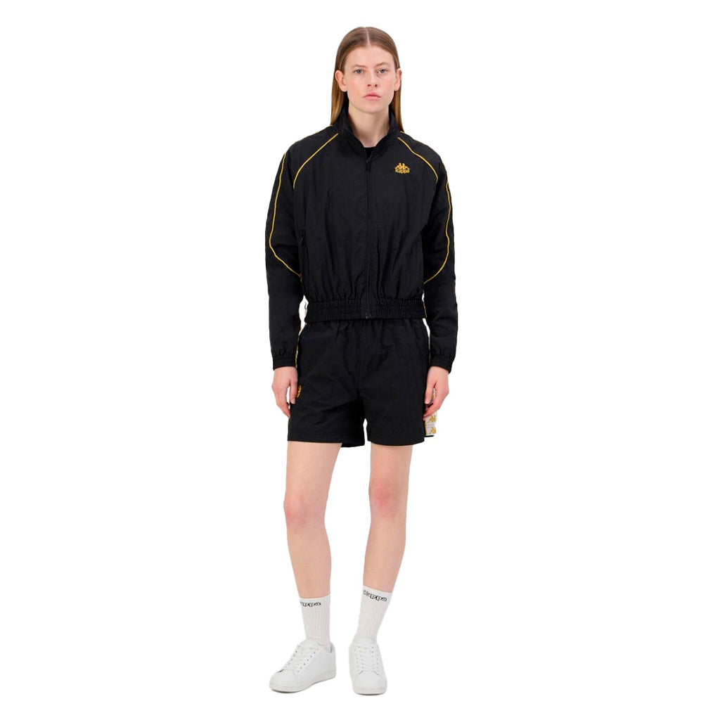 Chaqueta Kappa Women Banda Nolan Black Gold White