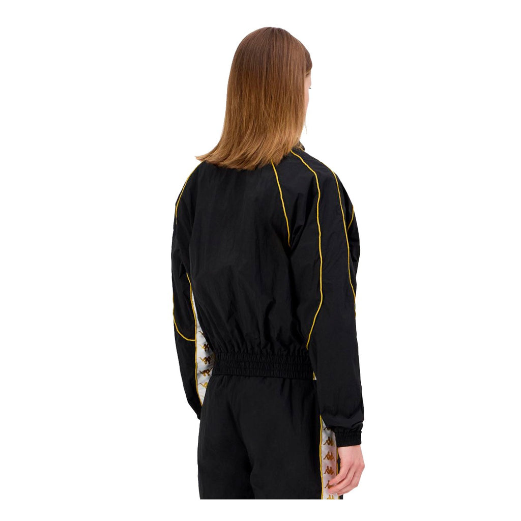 Chaqueta Kappa Women Banda Nolan Black Gold White