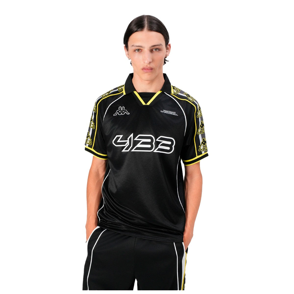 Camiseta Kappa 222 Banda Rombat 433 Oversize Black