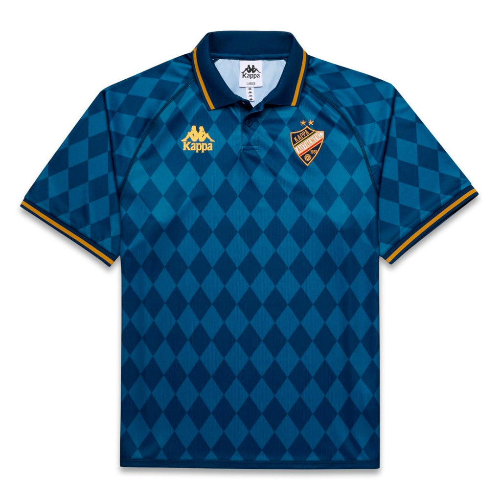 Camiseta Kappa Men Authentic Nekoda Blue Gold