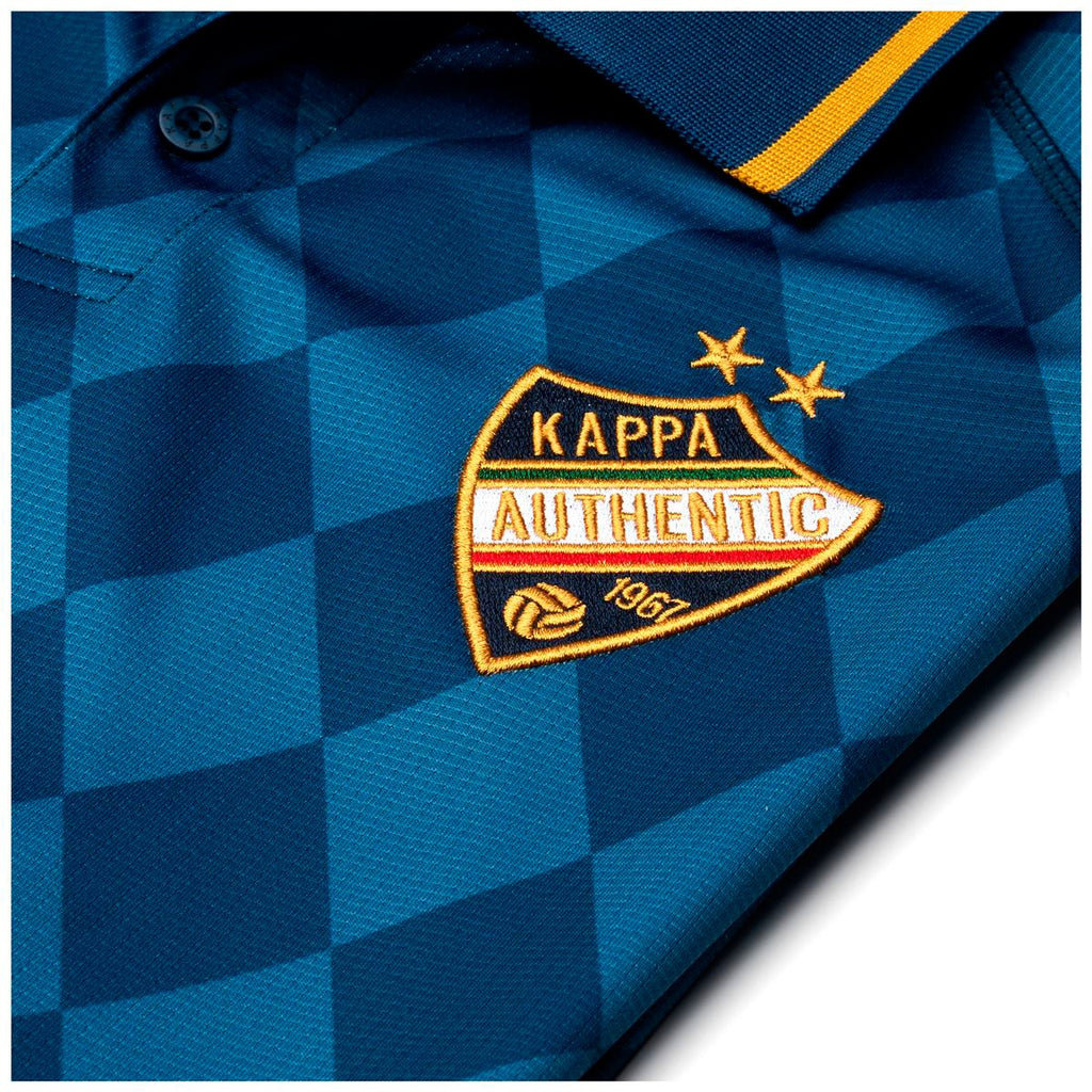 Camiseta Kappa Men Authentic Nekoda Blue Gold