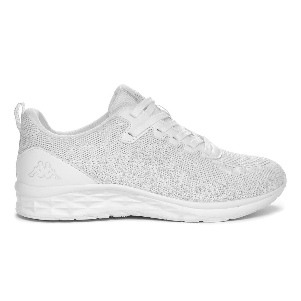 Zapatilla Women Kappa Logo Rostiew White Grey Silver