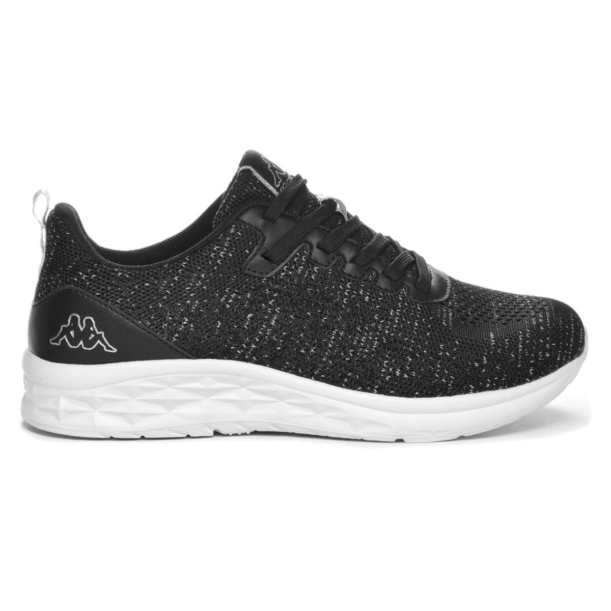 Zapatilla Women Kappa Logo Rostiew Black Grey Silver