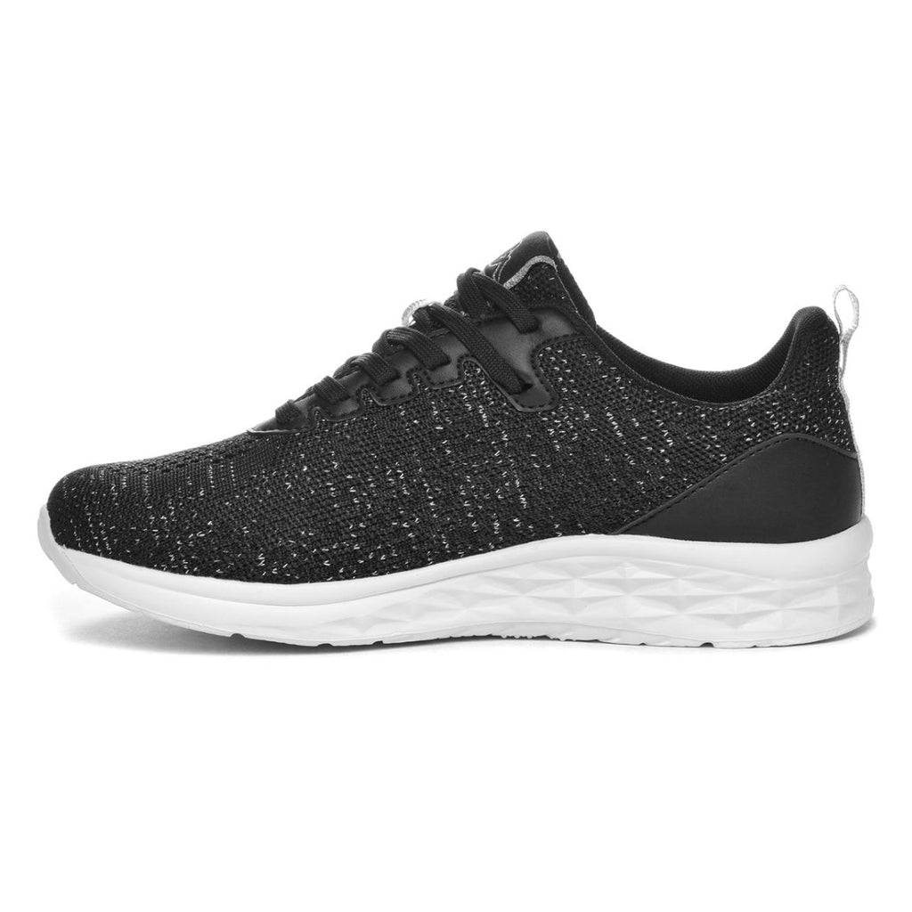Zapatilla Women Kappa Logo Rostiew Black Grey Silver