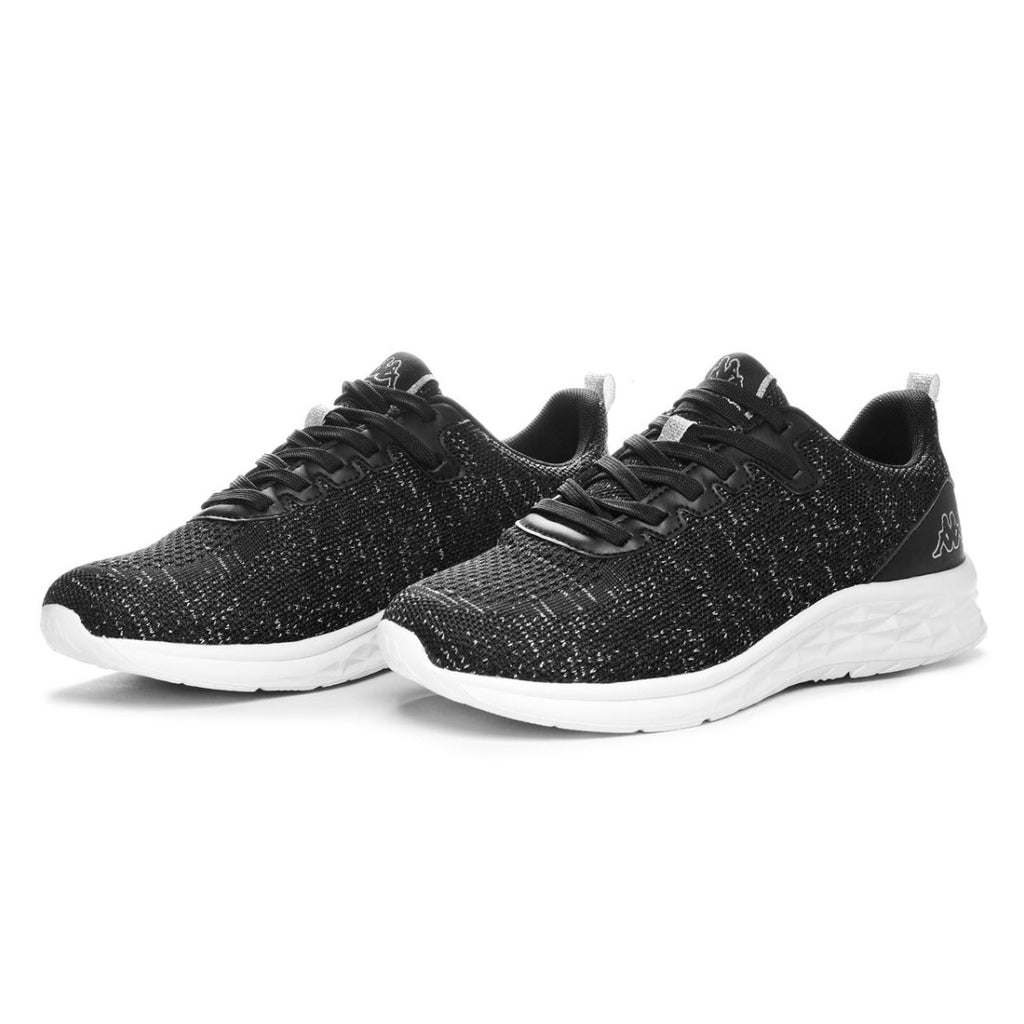 Zapatilla Women Kappa Logo Rostiew Black Grey Silver