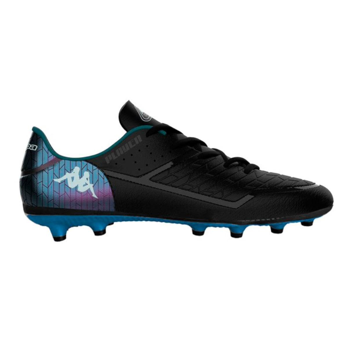 Zapatilla Fútbol Kid Kombat Player Base Black Blue Brilliant Firm Ground