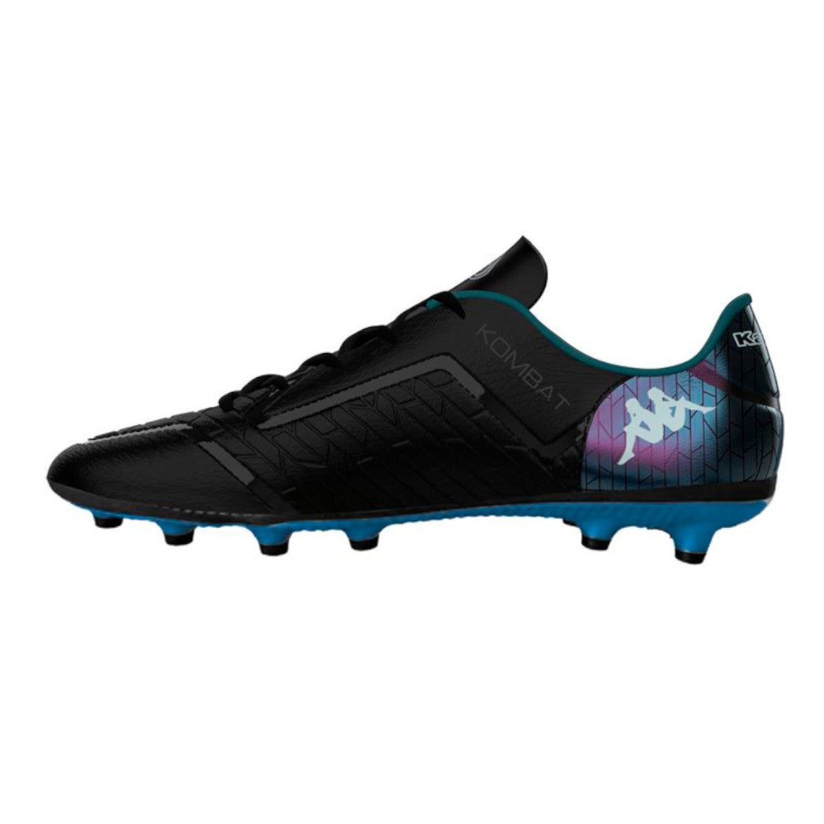 Zapatilla Fútbol Kid Kombat Player Base Black Blue Brilliant Firm Ground