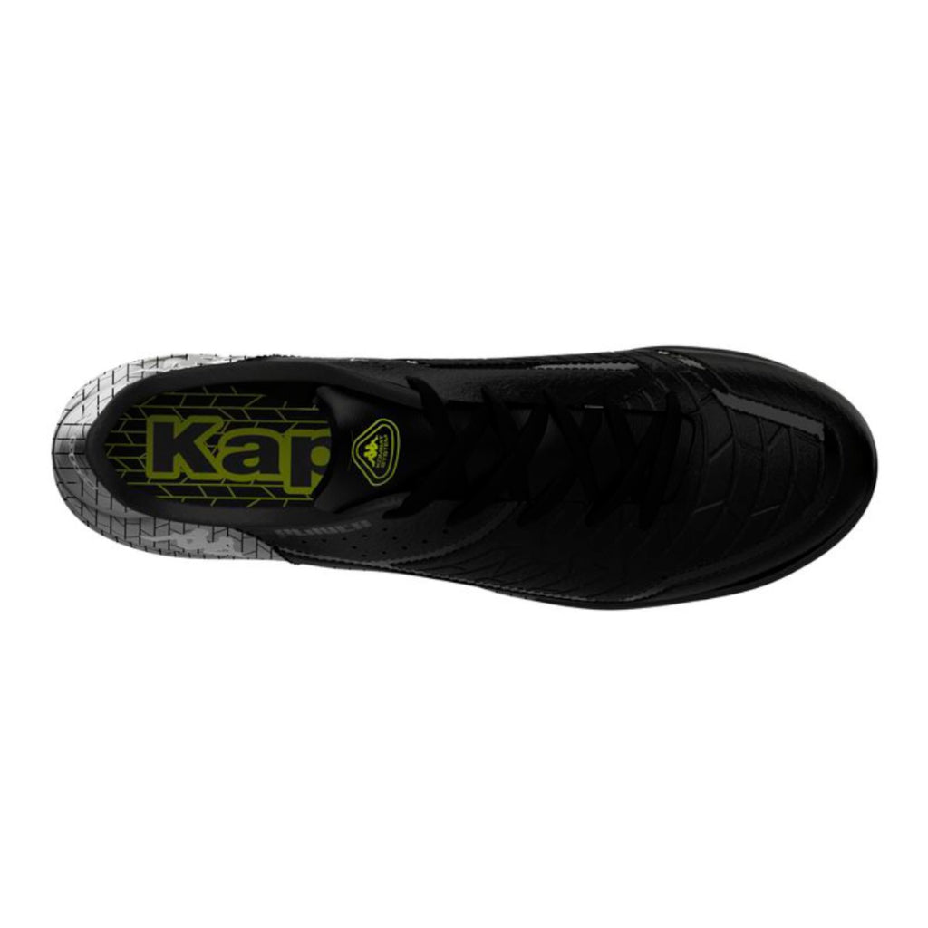Zapatilla Fútbol Kid Kombat Player Base Black Neon Yellow Turf Ground