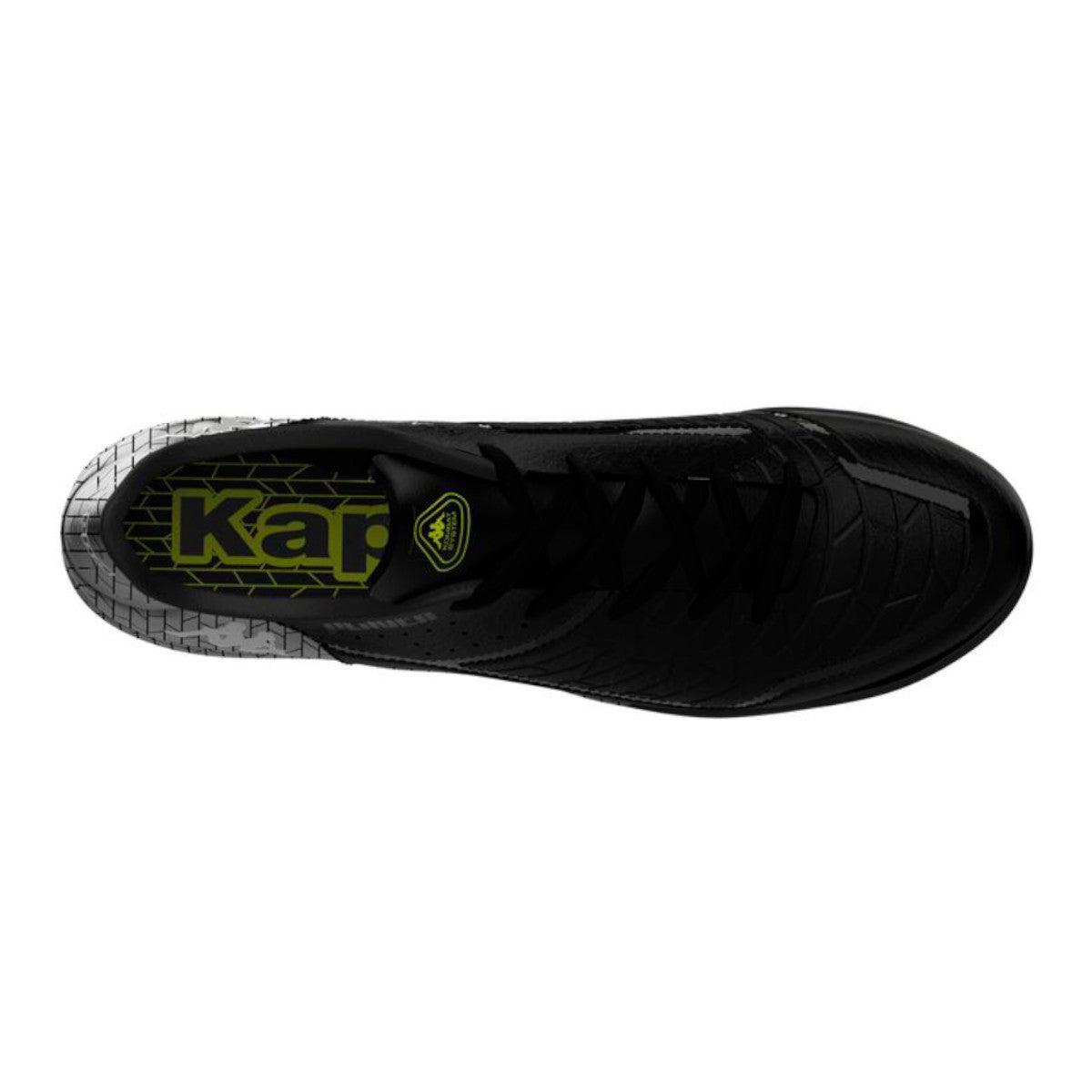 Zapatilla Fútbol Kid Kombat Player Base Black Neon Yellow Turf Ground