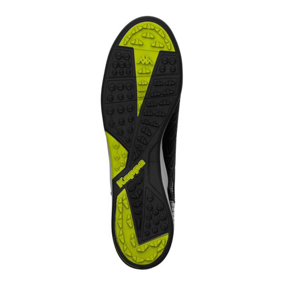 Zapatilla Fútbol Kid Kombat Player Base Black Neon Yellow Turf Ground