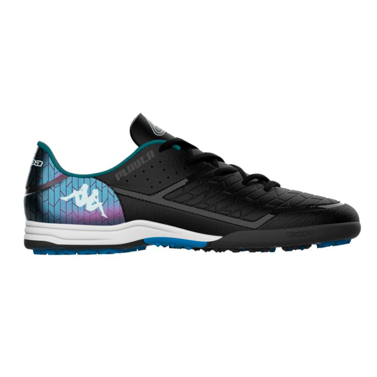 Zapatilla Fútbol Kid Kombat Player Base Black Blue Turf Ground
