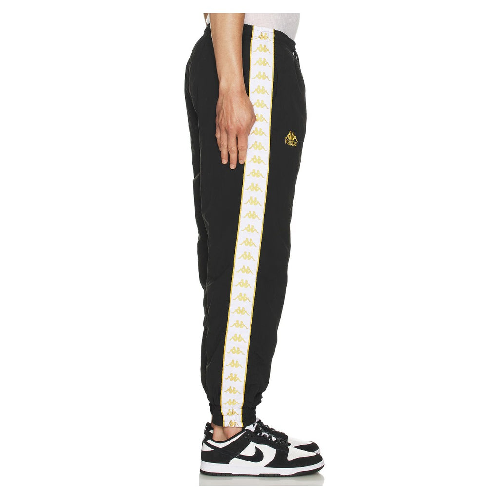 Pantalón Kappa Men Banda Neldo Black Gold White