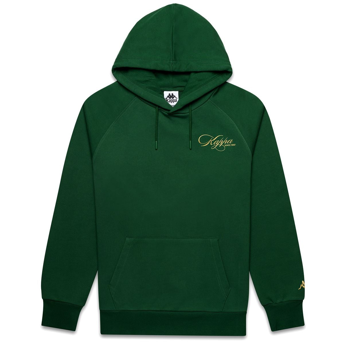 Polerón Kappa Men Authentic Oversize Nilufer Green Yellow Gold Rick