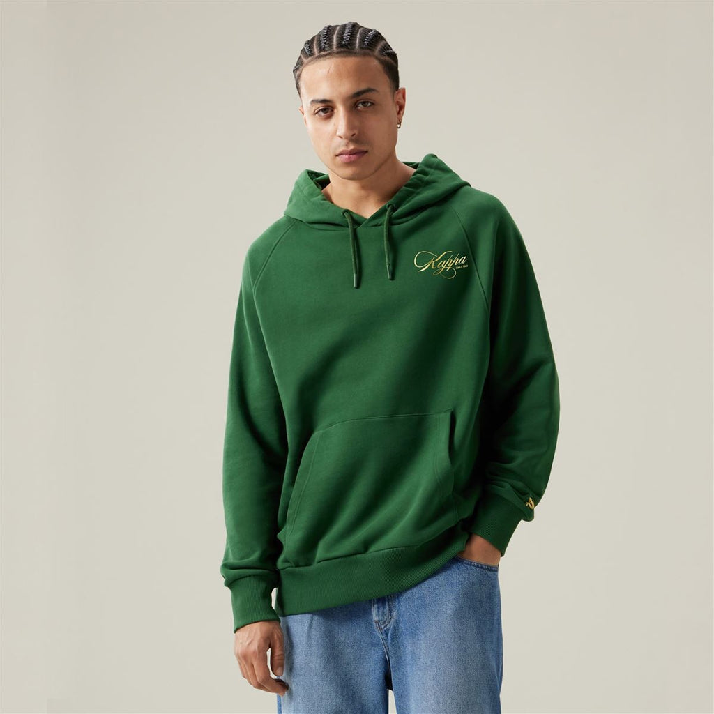 Polerón Kappa Men Authentic Oversize Nilufer Green Yellow Gold Rick