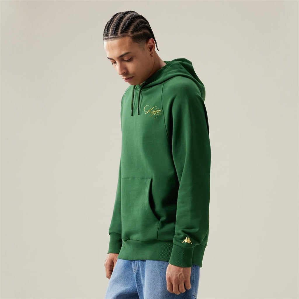 Polerón Kappa Men Authentic Oversize Nilufer Green Yellow Gold Rick
