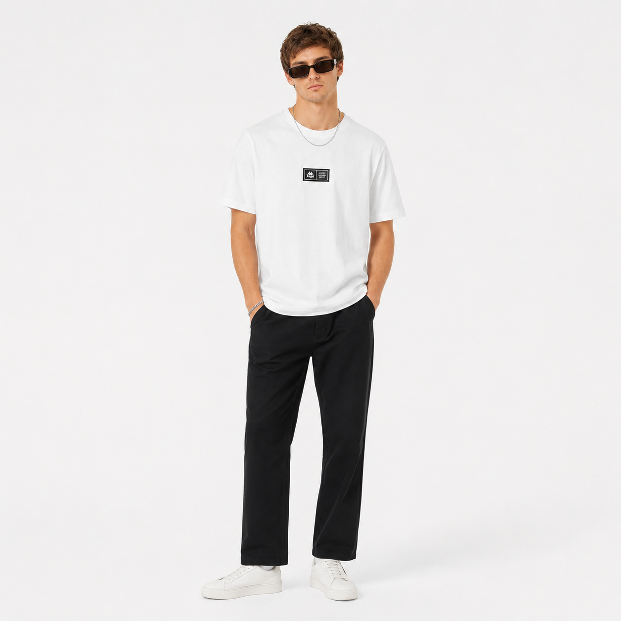 Polera Kappa Authentic Nuria White